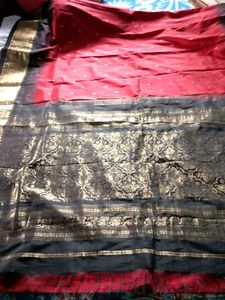 Pure Kanjivaram Silk Saree Without Blouse