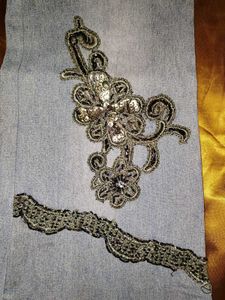 Embroidered Denim Jeans
