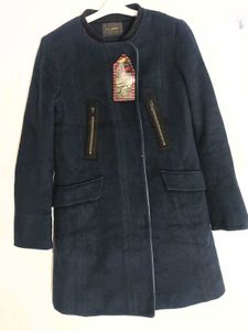 Elegant Navy Blue Coat