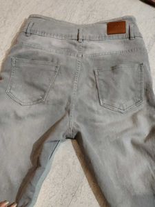 Gray Denim Jeans