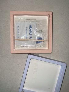 Burgundy n pink Press on Nails