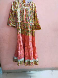 Long Kurta Skirt Duptta Set