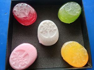 5 Organic Fruit Soaps@₹250