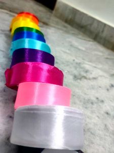 Colourful Satin Ribbion 🎀🌈