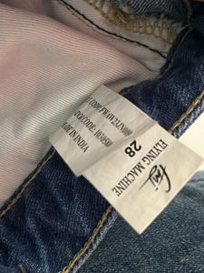 Wide Leg Denim Jeans - straight fit