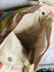 Striped Tote Bag
