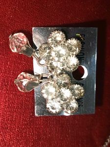 Silver Choker Necklace Set For Girls