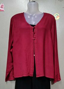 Beautiful Wine Colour Short Shrug..