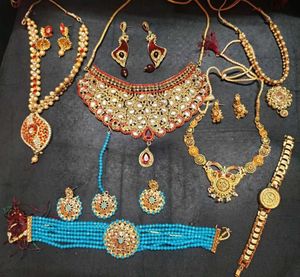 Combo Saree With Necklace Set Party Wear