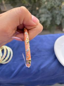 Enamel Floral Bangle single