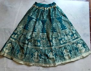 Ethnic Partywear Skirt With Lining.