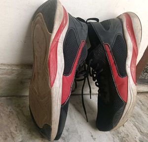 Black & Red Sport Shoes