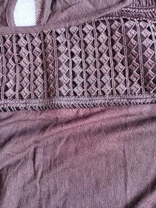 black Embellished Top