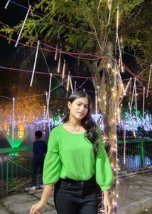 Cute Green Pullover Sweater