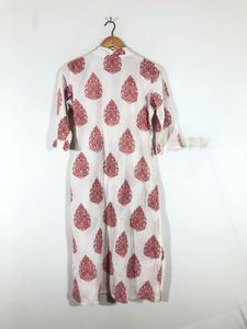 Off White Printed Kurta (Women’s)
