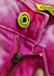 Women pink Denim
