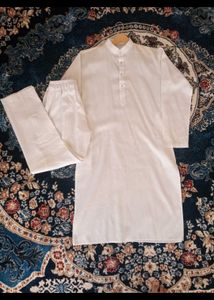 White Kurta Pajama Set