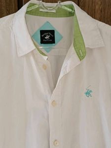 US Polo Casual White Shirt