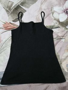 Set Of 2 Women Blue &amp; Black Camisole