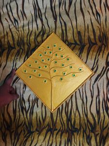 Golden Yellow Tree Wall Decor