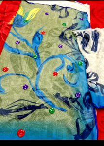 New Saree With Blouse Piece