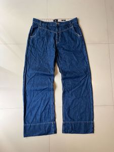 Wide Leg Denim Jeans