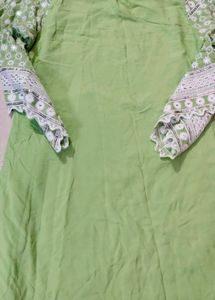 Elegant Green Kurta set , no dupatta
