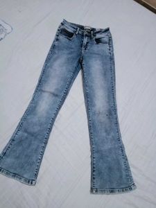 Flare Leg Denim Jeans