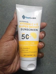 Sunswitch Vitamin C + E Super Bright Sunscreen