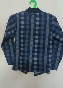 Checkered Jacket &amp; T-shirt Set