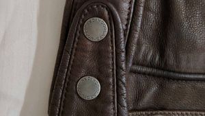 Woodland Men&#39;s Brown Pure Leather Jacket