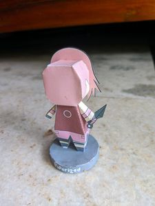 Anime Naruto Shippuden Sakura Chibi Figurine(Paper)