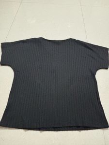 “Zudio” Ink Black Seath Top
