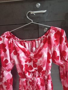 Floral Print Tiered Dress