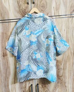 Grey Printed Shirt Size-44
