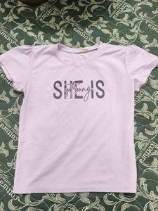 She Is Strong Purple T-Shirt
