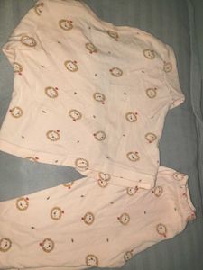 combo Cute Lion Print Pajama Set