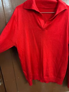 Red Pullover Sweater