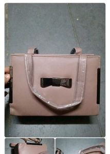 Chic Handbag with Bow Detail