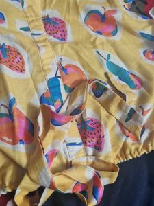 Cute Print Top(2)10-12 Yrs