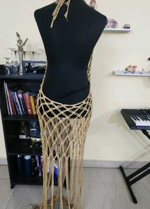 Macrame Cover Up Dress beach wear