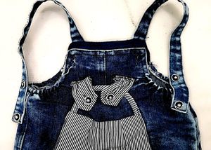 🔵 Dark Blue UNISEX DENIM DAUNGREE 💙 FOR BABIES