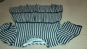 Striped Ruffle Top