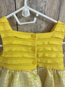 Yellow Gingham Dress