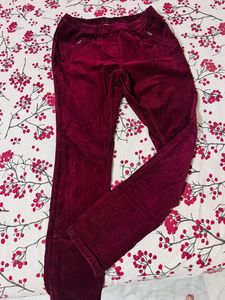 Maroon Trouser