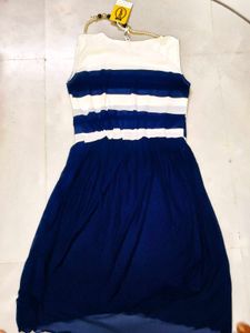 Blue one piece dress for women