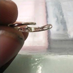 925 Sterling Silver Single Line Earrings 1 pair