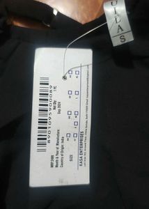 new size S Elegant Black One-Shoulder Gown