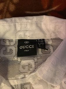 Gucci White Net T-Shirt