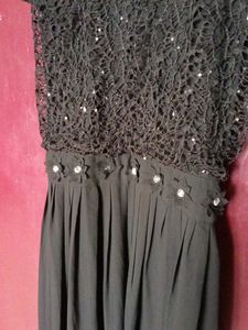 Rich Black Maxi Gown